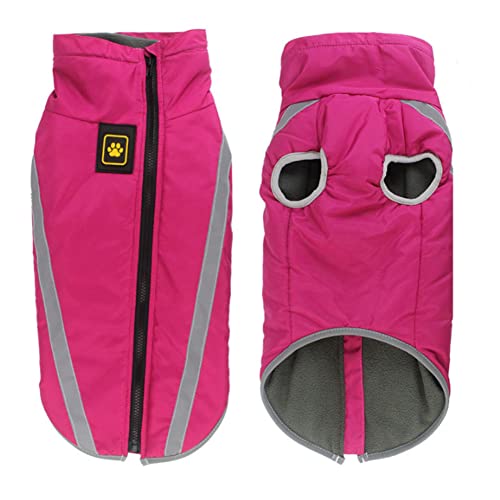 FEimaX Hundemantel Hundejacke wasserdichte Reflektierende Wintermantel mit Fleece Gefüttert Hund Welpen Warm Mantel Haustier Kleidung Wintermantel für Kleine Mittlere Große Hunde FEimaX Hundemantel Hundejacke wasserdichte Reflektierende Wintermantel mit Fleece Gefüttert Hund Welpen Warm Mantel Haustier Kleidung Wintermantel für Kleine Mittlere Große Hunde von FEimaX