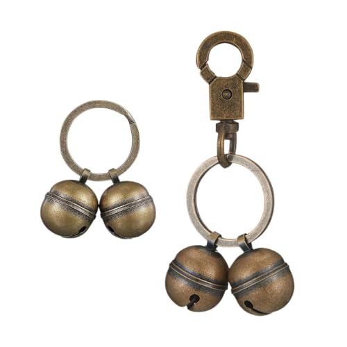 FFWTPY Halsband Glöckchen für Hunde und Katzen Haustier Tracker Glocke Vintage Glöckchen Hundeglocke Glocke Anhänger für Halsband Katzenglocke von FFWTPY
