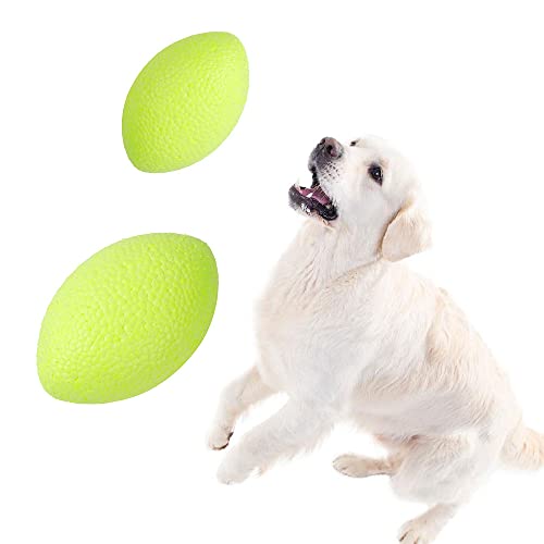 FFcodec Fluoreszierendes Hundespielzeug für aggressive Kauer, schwimmender Ball im Wasser, sicher, ungiftig und reißfest, Grün von FFcodec