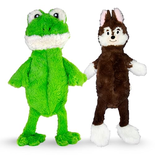 FGA MARKETPLACE Frog-Fox Plüsch-Hundespielzeug, flach, Keine Füllung, kein Quietschen, lustiger Stil, Wird Ihr Haustier stundenlang unterhalten, empfohlen für kleine und mittelgroße Hunde, 53,3 cm FGA MARKETPLACE Frog-Fox Plüsch-Hundespielzeug, flach, Keine Füllung, kein Quietschen, lustiger Stil, Wird Ihr Haustier stundenlang unterhalten, empfohlen für kleine und mittelgroße Hunde, 53,3 cm von FGA MARKETPLACE
