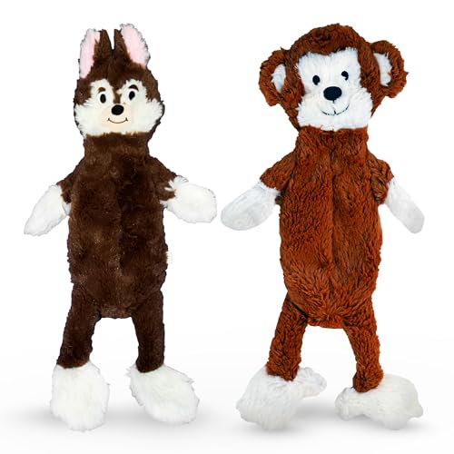 FGA MARKETPLACE Monkey-Fox Plüsch-Hundespielzeug, flach, keine Füllung, kein Quietschen, lustiger Stil, wird Ihren Hund stundenlang unterhalten, empfohlen für kleine und mittelgroße Hunde, 53,3 cm FGA MARKETPLACE Monkey-Fox Plüsch-Hundespielzeug, flach, keine Füllung, kein Quietschen, lustiger Stil, wird Ihren Hund stundenlang unterhalten, empfohlen für kleine und mittelgroße Hunde, 53,3 cm von FGA MARKETPLACE