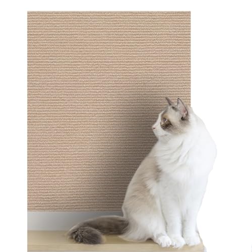 FGAQLUK Kletternde Katzenkratzmatte, Zuschneidbares Selbstklebendes Katzenkratzbrett, DIY-Katzenkratzpads for Couchmöbel, Wandkratzbaum, Katzenkletterwand-Kratzbrett FGAQLUK Kletternde Katzenkratzmatte, Zuschneidbares Selbstklebendes Katzenkratzbrett, DIY-Katzenkratzpads for Couchmöbel, Wandkratzbaum, Katzenkletterwand-Kratzbrett von FGAQLUK