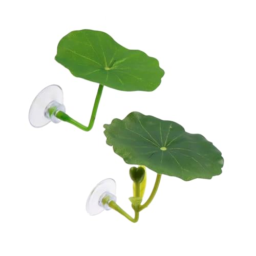 FGDTREE 3D-Druck Saugnapf Laubbett Bettas Fischhängematte für sicheren Unterwasser-Fischunterschlupf Laubbett Laichboden für Aquarien von FGDTREE