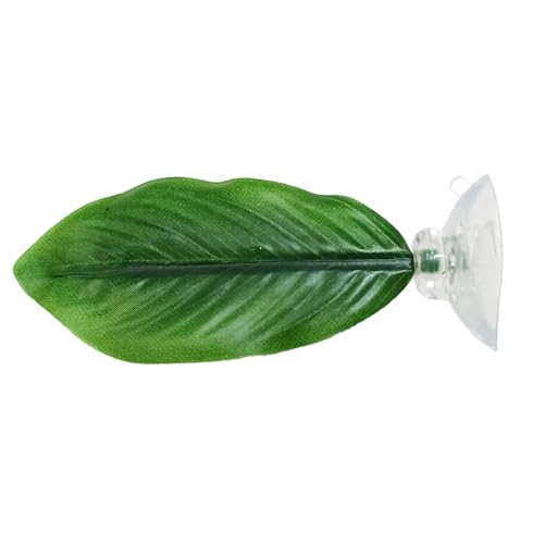 FGDTREE 3D-Druck Saugnapf Laubbett Bettas Fischhängematte für sicheren Unterwasser-Fischunterschlupf Laubbett Laichboden für Aquarien von FGDTREE