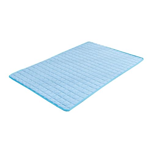 FGUUTYM Hundematte 2025 Haustier-Eismatte Selbstmatten für Faltbare Haustierunterlage für den Innenbereich Wiederverwendbare Katzenunterlage für Hundetoilette Für Große Hunde (Blue, XXL) von FGUUTYM