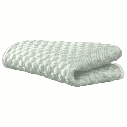 FGUUTYM für Haustiere, dünne, waschbare Haustierunterlage für Welpen, Zwinger-Welpenbett für den, rutschfeste Sommerkistenunterlage für große Hunde bis zu Haustieren Hundetraining (Mint Green, XL) von FGUUTYM