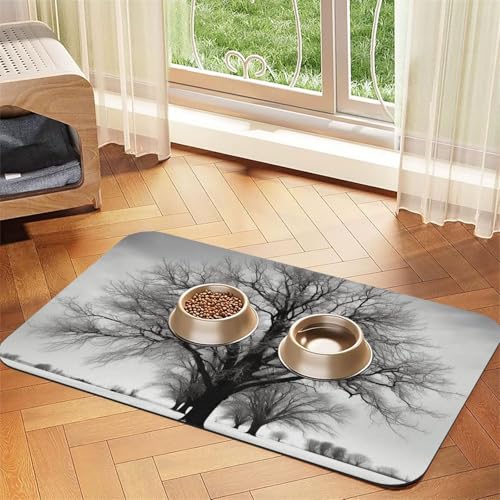 Futtermatte für Haustiere, 30 x 45 cm, saugfähige Hundematte für Futter- und Wassernapf, PU-Leder, Katzenfuttermatte, wasserdicht, schnell trocknend, keine Flecken Futtermatte für Haustiere, 30 x 45 cm, saugfähige Hundematte für Futter- und Wassernapf, PU-Leder, Katzenfuttermatte, wasserdicht, schnell trocknend, keine Flecken von FHEBNDS