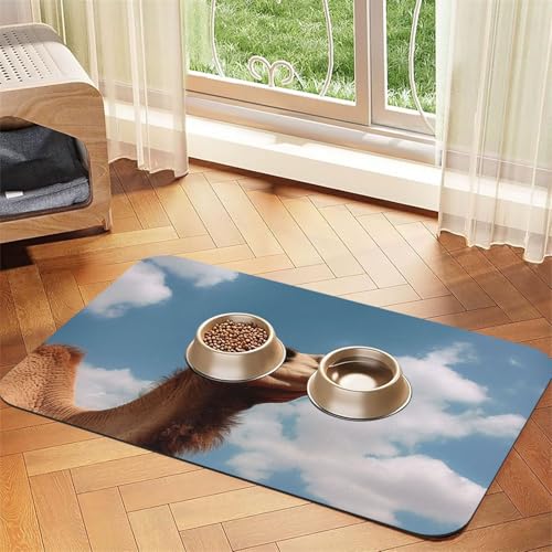 Futtermatte für Tiere, 40 x 60 cm, saugfähige Hundematte für Futter und Wassernapf, PU-Leder, Katzenfuttermatte, wasserdicht, schnell trocknend, Haustier-Tischsets, keine Flecken Futtermatte für Tiere, 40 x 60 cm, saugfähige Hundematte für Futter und Wassernapf, PU-Leder, Katzenfuttermatte, wasserdicht, schnell trocknend, Haustier-Tischsets, keine Flecken von FHEBNDS