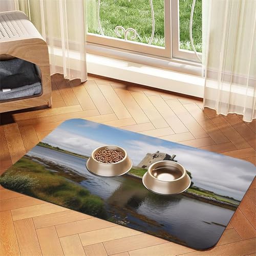 View of The Dunguaire Castle Haustier-Füttermatte, 40 x 60 cm, saugfähige Hundematte für Futter- und Wassernapf, PU-Leder, Katzenfuttermatte, wasserdicht, schnell trocknend, keine Flecken View of The Dunguaire Castle Haustier-Füttermatte, 40 x 60 cm, saugfähige Hundematte für Futter- und Wassernapf, PU-Leder, Katzenfuttermatte, wasserdicht, schnell trocknend, keine Flecken von FHEBNDS
