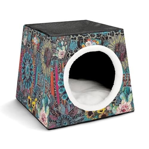 FHEDMN Haustierbett, wasserdicht, Oxford-Gewebe für kleine Hunde und Katzen, faltbar, für Hunde, Katzen, weiches und warmes Bett, Raumkapsel-Design, maschinenwaschbar FHEDMN Haustierbett, wasserdicht, Oxford-Gewebe für kleine Hunde und Katzen, faltbar, für Hunde, Katzen, weiches und warmes Bett, Raumkapsel-Design, maschinenwaschbar von FHEDMN
