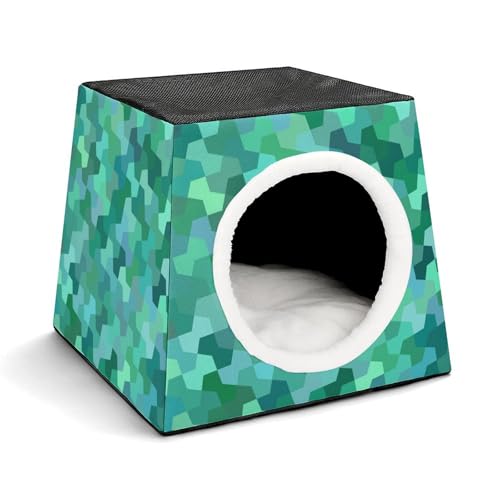 FHEDMN Haustierbett, wasserdichtes Oxford-Haustierbett für kleine Hunde und Katzen, faltbares Hundehaus, Katzenhöhle, weiches warmes Futter, Weltraumkapsel-Design, maschinenwaschbar FHEDMN Haustierbett, wasserdichtes Oxford-Haustierbett für kleine Hunde und Katzen, faltbares Hundehaus, Katzenhöhle, weiches warmes Futter, Weltraumkapsel-Design, maschinenwaschbar von FHEDMN