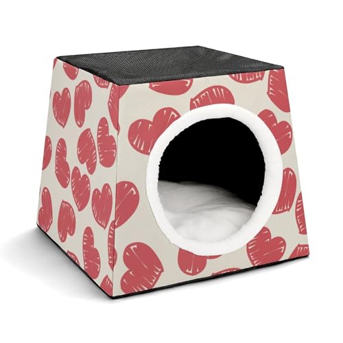 FHEDMN Haustierbett, wasserdichtes Oxford-Haustierbett für kleine Hunde und Katzen, faltbares Hundehaus, Katzenhöhle, weiches warmes Futter, Weltraumkapsel-Design, maschinenwaschbar FHEDMN Haustierbett, wasserdichtes Oxford-Haustierbett für kleine Hunde und Katzen, faltbares Hundehaus, Katzenhöhle, weiches warmes Futter, Weltraumkapsel-Design, maschinenwaschbar von FHEDMN
