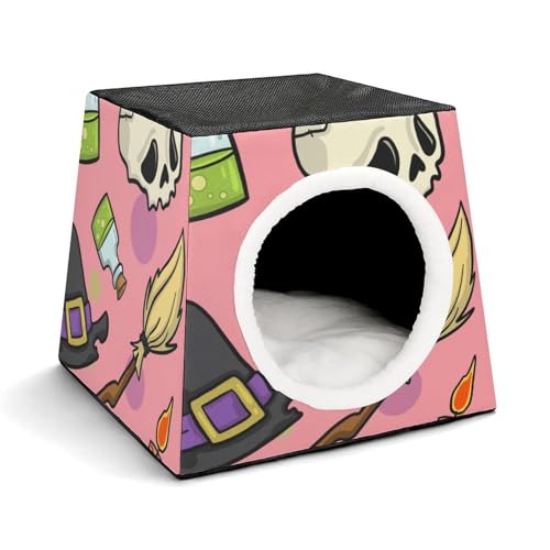 FHEDMN Haustierbett, wasserdichtes Oxford-Haustierbett für kleine Hunde und Katzen, faltbares Hundehaus, Katzenhöhle, weiches warmes Futter, Weltraumkapsel-Design, maschinenwaschbar FHEDMN Haustierbett, wasserdichtes Oxford-Haustierbett für kleine Hunde und Katzen, faltbares Hundehaus, Katzenhöhle, weiches warmes Futter, Weltraumkapsel-Design, maschinenwaschbar von FHEDMN