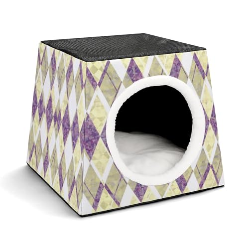 FHEDMN Haustierbett, wasserdichtes Oxford-Haustierbett für kleine Hunde und Katzen, faltbares Hundehaus, Katzenhöhle, weiches warmes Futter, Weltraumkapsel-Design, maschinenwaschbar FHEDMN Haustierbett, wasserdichtes Oxford-Haustierbett für kleine Hunde und Katzen, faltbares Hundehaus, Katzenhöhle, weiches warmes Futter, Weltraumkapsel-Design, maschinenwaschbar von FHEDMN