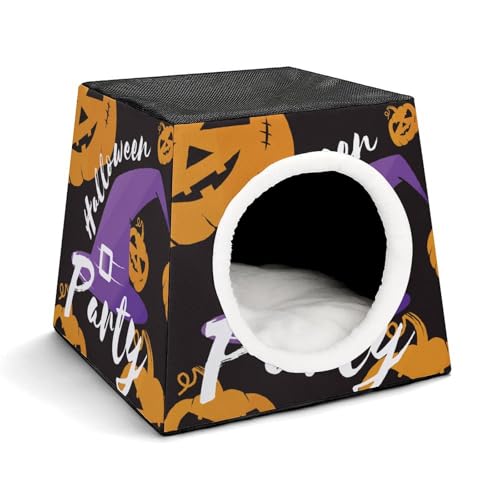 FHEDMN Haustierbett, wasserdichtes Oxford-Haustierbett für kleine Hunde und Katzen, faltbares Hundehaus, Katzenhöhle, weiches warmes Futter, Weltraumkapsel-Design, maschinenwaschbar FHEDMN Haustierbett, wasserdichtes Oxford-Haustierbett für kleine Hunde und Katzen, faltbares Hundehaus, Katzenhöhle, weiches warmes Futter, Weltraumkapsel-Design, maschinenwaschbar von FHEDMN
