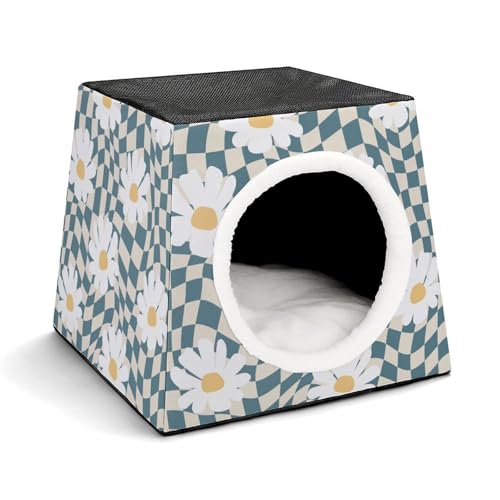 FHEDMN Haustierbett, wasserdichtes Oxford-Haustierbett für kleine Hunde und Katzen, faltbares Hundehaus, Katzenhöhle, weiches warmes Futter, Weltraumkapsel-Design, maschinenwaschbar FHEDMN Haustierbett, wasserdichtes Oxford-Haustierbett für kleine Hunde und Katzen, faltbares Hundehaus, Katzenhöhle, weiches warmes Futter, Weltraumkapsel-Design, maschinenwaschbar von FHEDMN