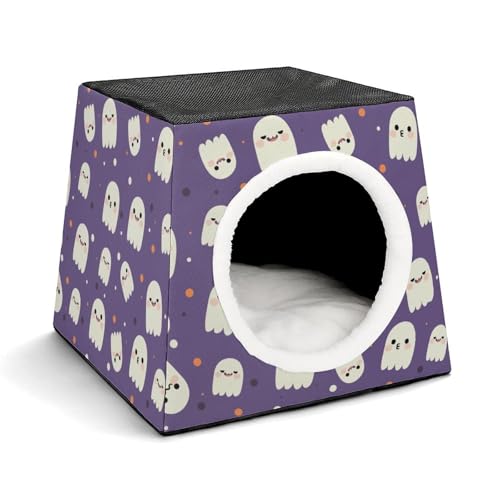 FHEDMN Haustierbett, wasserdichtes Oxford-Haustierbett für kleine Hunde und Katzen, faltbares Hundehaus, Katzenhöhle, weiches warmes Futter, Weltraumkapsel-Design, maschinenwaschbar FHEDMN Haustierbett, wasserdichtes Oxford-Haustierbett für kleine Hunde und Katzen, faltbares Hundehaus, Katzenhöhle, weiches warmes Futter, Weltraumkapsel-Design, maschinenwaschbar von FHEDMN