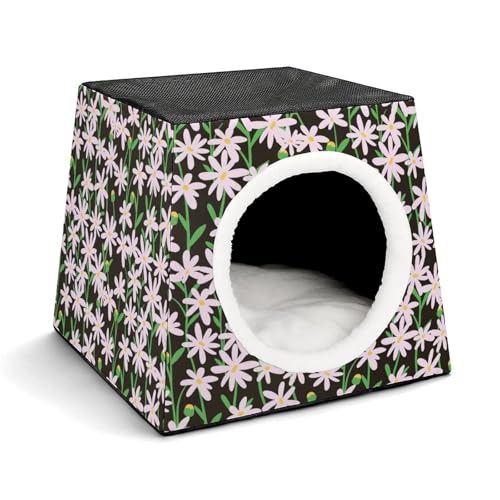 FHEDMN Haustierbett, wasserdichtes Oxford-Haustierbett für kleine Hunde und Katzen, faltbares Hundehaus, Katzenhöhle, weiches warmes Futter, Weltraumkapsel-Design, maschinenwaschbar FHEDMN Haustierbett, wasserdichtes Oxford-Haustierbett für kleine Hunde und Katzen, faltbares Hundehaus, Katzenhöhle, weiches warmes Futter, Weltraumkapsel-Design, maschinenwaschbar von FHEDMN