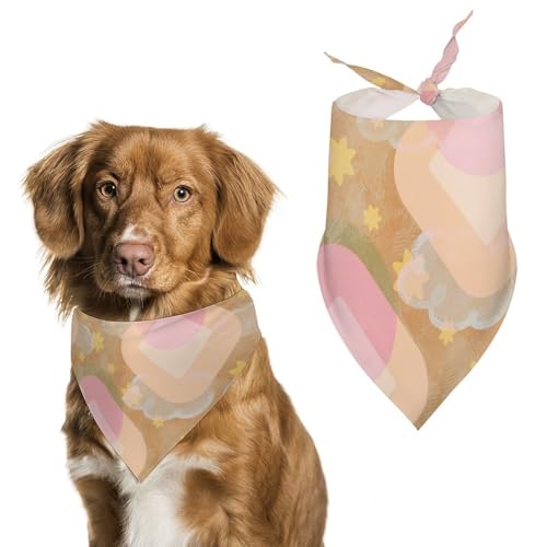 Hochwertiges Polyester-Halstuch für Hunde und Katzen, stilvolles Dreieckstuch, weich und atmungsaktiv, lichtbeständig, perfekt für den täglichen Gebrauch, Partys, Hochzeiten, Reisen und Fotoshootings von FHEDMN