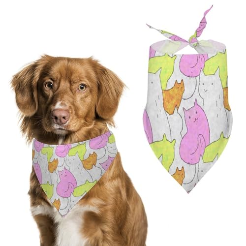 Hochwertiges Polyester-Halstuch für Hunde und Katzen, stilvolles Dreieckstuch, weich und atmungsaktiv, lichtbeständig, perfekt für den täglichen Gebrauch, Partys, Hochzeiten, Reisen und Fotoshootings Hochwertiges Polyester-Halstuch für Hunde und Katzen, stilvolles Dreieckstuch, weich und atmungsaktiv, lichtbeständig, perfekt für den täglichen Gebrauch, Partys, Hochzeiten, Reisen und Fotoshootings von FHEDMN