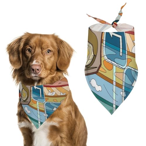 Hochwertiges Polyester-Halstuch für Hunde und Katzen, stilvolles Dreieckstuch, weich und atmungsaktiv, lichtbeständig, perfekt für den täglichen Gebrauch, Partys, Hochzeiten, Reisen und Fotoshootings Hochwertiges Polyester-Halstuch für Hunde und Katzen, stilvolles Dreieckstuch, weich und atmungsaktiv, lichtbeständig, perfekt für den täglichen Gebrauch, Partys, Hochzeiten, Reisen und Fotoshootings von FHEDMN