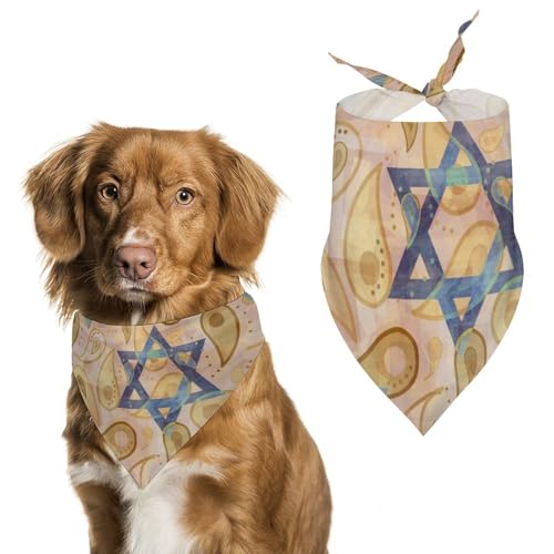 Hochwertiges Polyester-Halstuch für Hunde und Katzen, stilvolles Dreieckstuch, weich und atmungsaktiv, lichtbeständig, perfekt für den täglichen Gebrauch, Partys, Hochzeiten, Reisen und Fotoshootings von FHEDMN