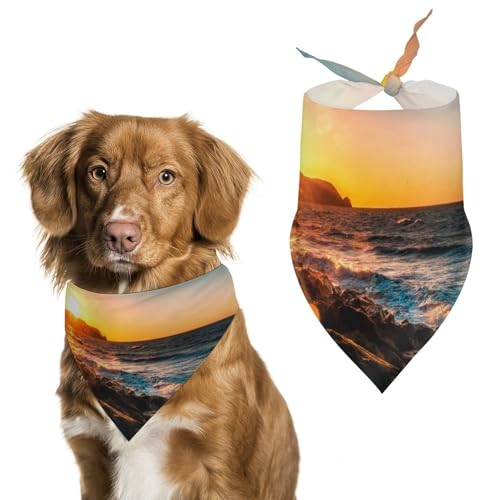 Hochwertiges Polyester-Halstuch für Hunde und Katzen, stilvolles Dreieckstuch, weich und atmungsaktiv, lichtbeständig, perfekt für den täglichen Gebrauch, Partys, Hochzeiten, Reisen und Fotoshootings Hochwertiges Polyester-Halstuch für Hunde und Katzen, stilvolles Dreieckstuch, weich und atmungsaktiv, lichtbeständig, perfekt für den täglichen Gebrauch, Partys, Hochzeiten, Reisen und Fotoshootings von FHEDMN