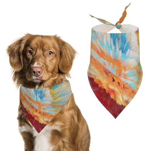 Hochwertiges Polyester-Halstuch für Hunde und Katzen, stilvolles Dreieckstuch, weich und atmungsaktiv, lichtbeständig, perfekt für den täglichen Gebrauch, Partys, Hochzeiten, Reisen und Fotoshootings von FHEDMN