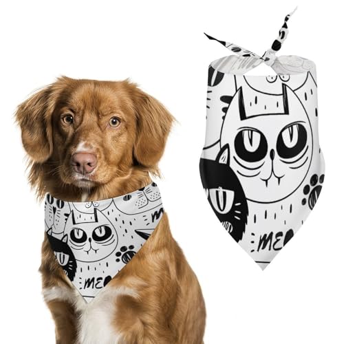 Hochwertiges Polyester-Halstuch für Hunde und Katzen, stilvolles Dreieckstuch, weich und atmungsaktiv, lichtbeständig, perfekt für den täglichen Gebrauch, Partys, Hochzeiten, Reisen und Fotoshootings Hochwertiges Polyester-Halstuch für Hunde und Katzen, stilvolles Dreieckstuch, weich und atmungsaktiv, lichtbeständig, perfekt für den täglichen Gebrauch, Partys, Hochzeiten, Reisen und Fotoshootings von FHEDMN