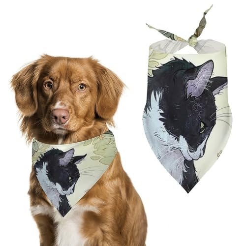 Hochwertiges Polyester-Halstuch für Hunde und Katzen, stilvolles Dreieckstuch, weich und atmungsaktiv, lichtbeständig, perfekt für den täglichen Gebrauch, Partys, Hochzeiten, Reisen und Fotoshootings Hochwertiges Polyester-Halstuch für Hunde und Katzen, stilvolles Dreieckstuch, weich und atmungsaktiv, lichtbeständig, perfekt für den täglichen Gebrauch, Partys, Hochzeiten, Reisen und Fotoshootings von FHEDMN
