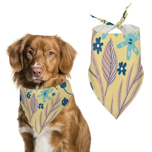 Hochwertiges Polyester-Halstuch für Hunde und Katzen, stilvolles Dreieckstuch, weich und atmungsaktiv, lichtbeständig, perfekt für den täglichen Gebrauch, Partys, Hochzeiten, Reisen und Fotoshootings von FHEDMN