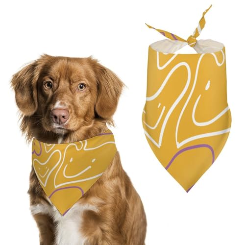 Hochwertiges Polyester-Halstuch für Hunde und Katzen, stilvolles Dreieckstuch, weich und atmungsaktiv, lichtbeständig, perfekt für den täglichen Gebrauch, Partys, Hochzeiten, Reisen und Fotoshootings Hochwertiges Polyester-Halstuch für Hunde und Katzen, stilvolles Dreieckstuch, weich und atmungsaktiv, lichtbeständig, perfekt für den täglichen Gebrauch, Partys, Hochzeiten, Reisen und Fotoshootings von FHEDMN