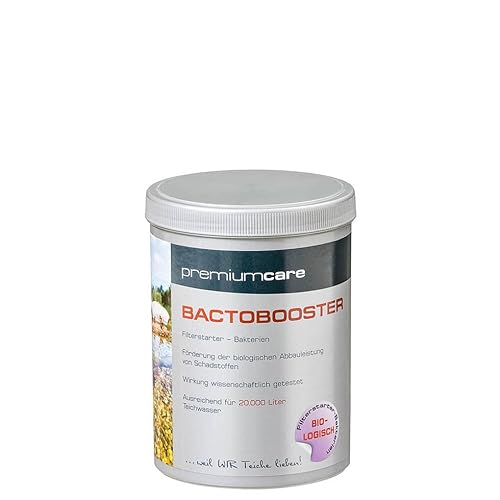 FIAP premiumcare BACTOBOOSTER 1.000 g - Filterstarter - Bakterienstarter - Wasseraufbreiter - Mikroorganismen für Garten- und Schwimmteiche - von FIAP
