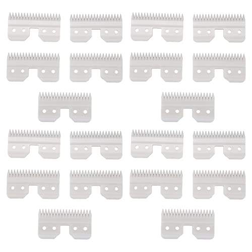 FIGGRITID 18 Zähne 20 Teile/Los Pet Clipper Keramik Bewegliche Klinge Standard A5 Klingen Größe und Langlebig von FIGGRITID