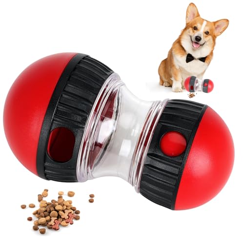 FIHODONE Rolling Feeder Hundespielzeug, Intelligent Food Ball for Dogs Verbessert die Verdauung, Slow Feeder Hundespielzeug, Welpenspielzeug Rolling Interaktives FIHODONE Rolling Feeder Hundespielzeug, Intelligent Food Ball for Dogs Verbessert die Verdauung, Slow Feeder Hundespielzeug, Welpenspielzeug Rolling Interaktives von FIHODONE