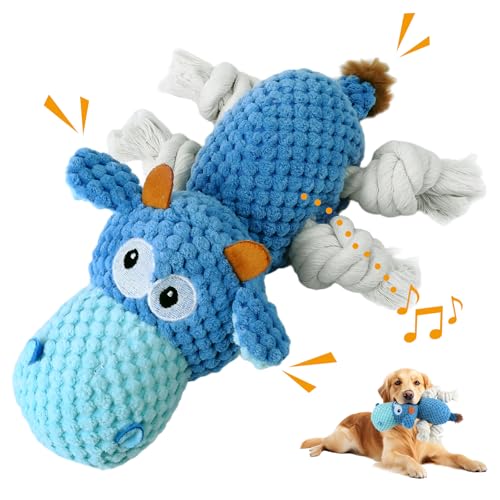 FIHODONE Hundespielzeug Unzerstörbar, Kuscheltier Hund Weiches Material Interaktives, Welpenspielzeug Quietschend, Zerrspielzeug Hund für Large, Kleine, Mittlere, Große Hunde 27×15×7cm FIHODONE Hundespielzeug Unzerstörbar, Kuscheltier Hund Weiches Material Interaktives, Welpenspielzeug Quietschend, Zerrspielzeug Hund für Large, Kleine, Mittlere, Große Hunde 27×15×7cm von FIHODONE