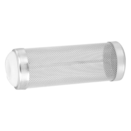FILFEEL 5 PCs Edelstahl -Aquariumfilter -Zufluss -Einlass -Maschenkorb für Garnelenschutz, Prämienqualität, Extrem Kleiner Maschengröße, Bequemer Weißes, Ausziehbares Gummi -Teil, (16 mm FILFEEL 5 PCs Edelstahl -Aquariumfilter -Zufluss -Einlass -Maschenkorb für Garnelenschutz, Prämienqualität, Extrem Kleiner Maschengröße, Bequemer Weißes, Ausziehbares Gummi -Teil, (16 mm von FILFEEL