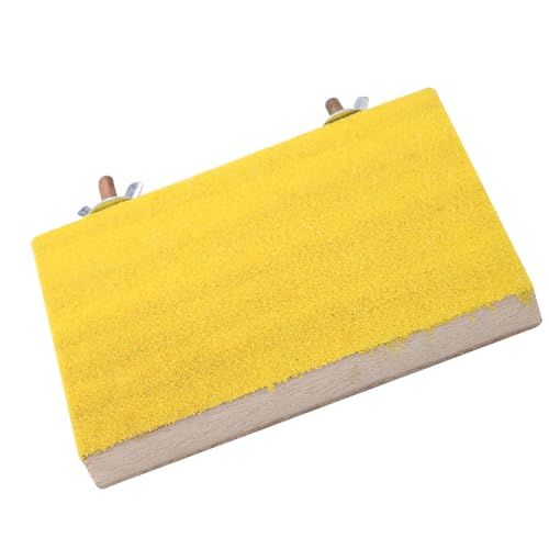 FILFEEL Holzvogel Barch Stand, Sicher und Ungiftig, Ideal für Nageltrimmen, Schlafplatz, Einfache, mit Platz für Haustiervogel Zum Platz, Bewegung, Spielen und Klettern, Rot (Gelbe FILFEEL Holzvogel Barch Stand, Sicher und Ungiftig, Ideal für Nageltrimmen, Schlafplatz, Einfache, mit Platz für Haustiervogel Zum Platz, Bewegung, Spielen und Klettern, Rot (Gelbe von FILFEEL