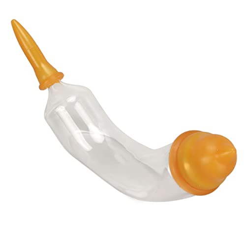 FILFEEL Welpenmilch -Feederflasche, EIN Verstellbares Lichtbogen -Design Neugeborene Tiermilch -Feeder für Kätzchen, Hamster, 10 Ml mit Premiumglasmaterial, Quantitative Fütterung von FILFEEL