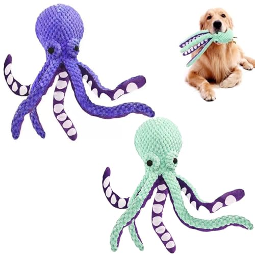 Whiskerspot Octopus Hundespielzeug 2025, unzerstörbares robustes Hundespielzeug für kleine, mittelgroße und große Hunde, quietschendes Plüsch-Kauspielzeug mit Knisterpapier, Welpen-Beißspielzeug für Whiskerspot Octopus Hundespielzeug 2025, unzerstörbares robustes Hundespielzeug für kleine, mittelgroße und große Hunde, quietschendes Plüsch-Kauspielzeug mit Knisterpapier, Welpen-Beißspielzeug für von FILOEEX