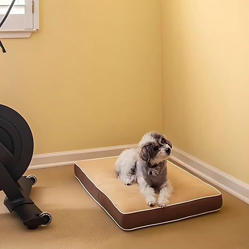 FINCA CASAREJO Bett für Hunde und Katzen, leicht zu waschen, super bequeme Matte, 7,7 cm dick, 3 verschiedene Größen je nach Größe des Hundes (Large (84 x 54 cm)) von FINCA CASAREJO