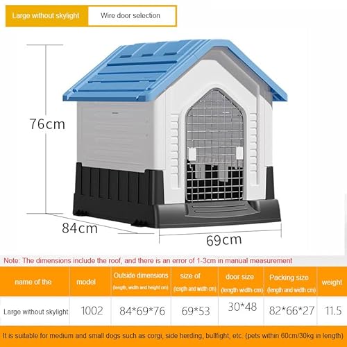 Hundekäfig große Haus for Hunde Betten und Häuser Zelt Regen Proof All Saison Kennel Outdoor House Aviary und Käfige Große Hund Käfig Tierbedarf Hundekäfig für zuhause (Color : Groen, Size : Without von FIONEL