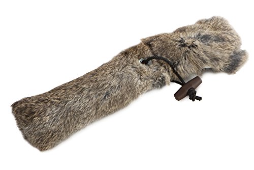 Firedog Pocket Kaninchendummy – Echtfell-Dummy für Hunde, Dummytraining & Verlorensuche – Kompakt, robust, mit Kaninchenfell – Fördert Nasenarbeit – Ideal für Welpen & kleine Hunde (250g) von FIREDOG