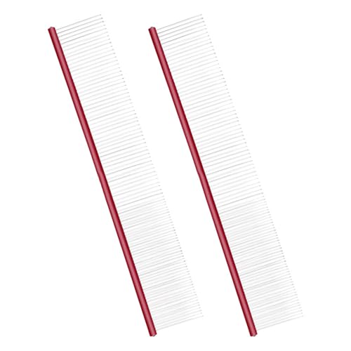 FIRSTXIU 2pcs/Set Hunde Haarkammkatzen Einfach Gebrauchende Entferner Für Pflegewerkzeug Haustier Open Knoten Katzen Teppichmöbel von FIRSTXIU