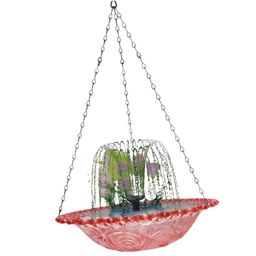 Elegante Solar Power Vogel Vogelbad Schüssel Für Tablett Für Wasser Sand Außenvogelbadebademütze Ästhetische Wasserschale Vögel Vögel von FIRSTXIU