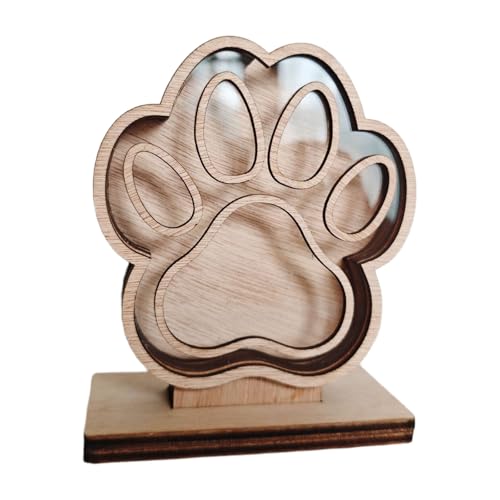 FIRSTXIU Personalisierung Von Haustierpelzen Gedenkbox Handgefertigte Holzkühlungen Zum Schätzen Von Katzen Hunde Haare Display Home Decors Geschenk PET Teil MIT von FIRSTXIU