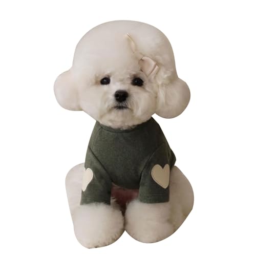 Hunde Winterkleidung Herz Sweatshirt Für Hunde Jungen Mädchen Für Innen Und Außengebrauch Dicke Mäntel Bestickte Outfit Haustier Hund Sweatshirt Hunde Winterkleidung Herz Sweatshirt Für Hunde Jungen Mädchen Für Innen Und Außengebrauch Dicke Mäntel Bestickte Outfit Haustier Hund Sweatshirt von FIRSTXIU