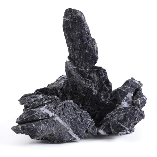 FISCAPE Natürliche Seiryu-Steine, Schiefersteine für Aquarien, Terrarien, Paludarien, Vivarien, Reptilien und Amphibien, 15,2 - 20,3 cm, 4 Stück FISCAPE Natürliche Seiryu-Steine, Schiefersteine für Aquarien, Terrarien, Paludarien, Vivarien, Reptilien und Amphibien, 15,2 - 20,3 cm, 4 Stück von FISCAPE