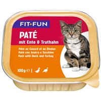 FIT+FUN Adult Paté Ente und Truthahn 16x100 g von FIT+FUN
