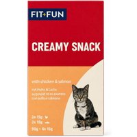 FIT+FUN Creamy Snack mit Huhn und Lachs 6x15g FIT+FUN Creamy Snack mit Huhn und Lachs 6x15g von FIT+FUN